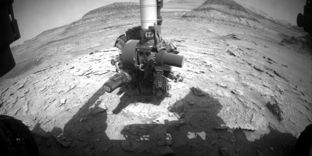 Nasa's Mars rover Curiosity acquired this image using its Front Hazard Avoidance Camera (Front Hazcam) on Sol 3676, at drive 2704, site number 98