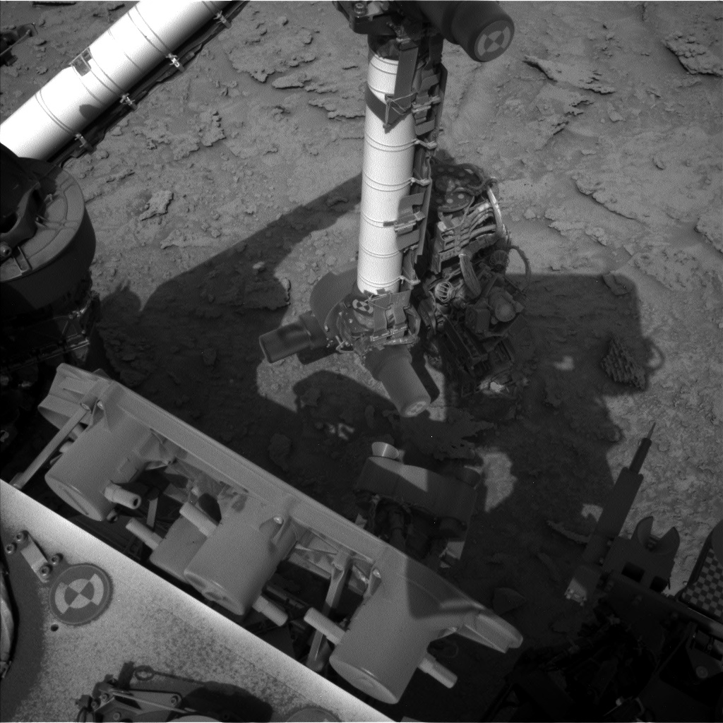 Nasa's Mars rover Curiosity acquired this image using its Left Navigation Camera on Sol 3677, at drive 2704, site number 98