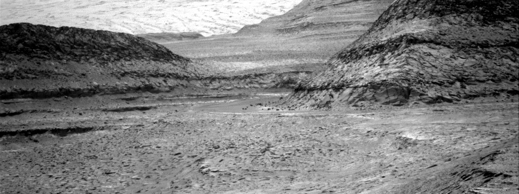 Nasa's Mars rover Curiosity acquired this image using its Right Navigation Camera on Sol 3677, at drive 2704, site number 98