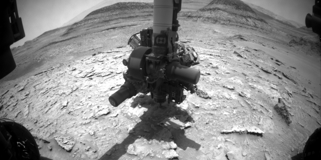 Nasa's Mars rover Curiosity acquired this image using its Front Hazard Avoidance Camera (Front Hazcam) on Sol 3680, at drive 2704, site number 98