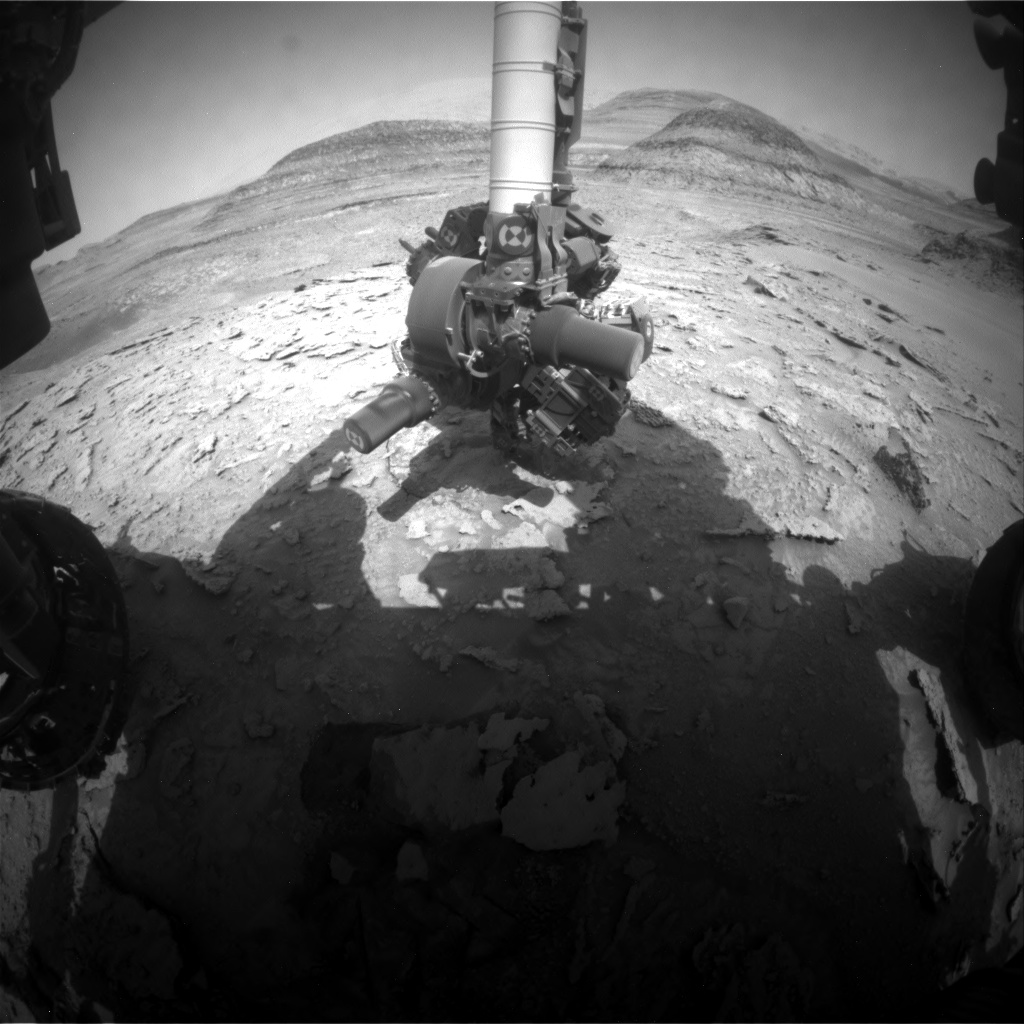 Nasa's Mars rover Curiosity acquired this image using its Front Hazard Avoidance Camera (Front Hazcam) on Sol 3682, at drive 2704, site number 98