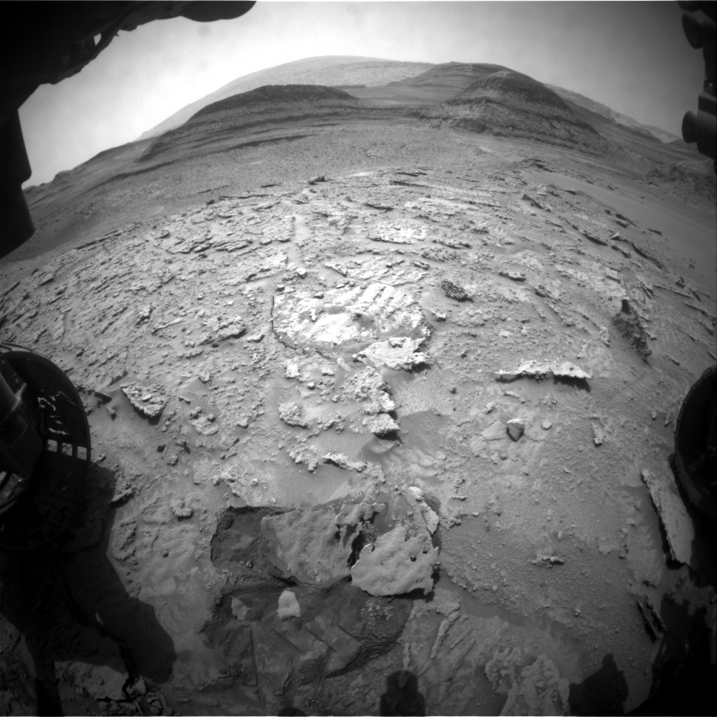 Nasa's Mars rover Curiosity acquired this image using its Front Hazard Avoidance Camera (Front Hazcam) on Sol 3685, at drive 2704, site number 98