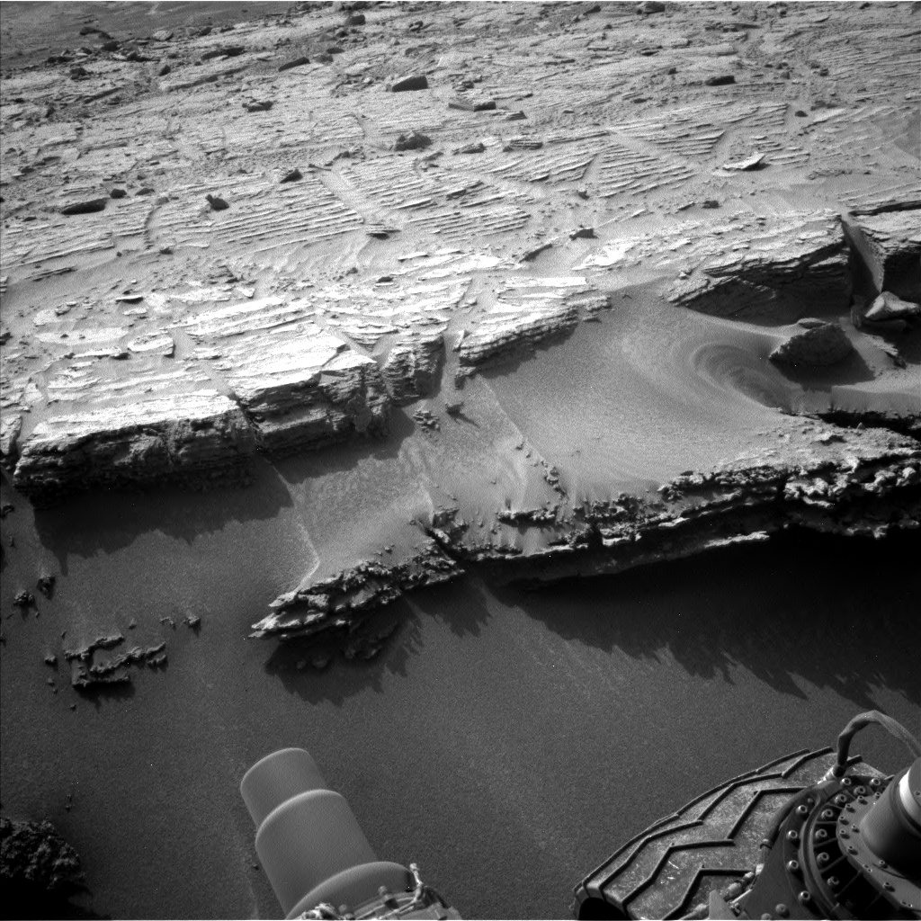 Nasa's Mars rover Curiosity acquired this image using its Left Navigation Camera on Sol 3687, at drive 0, site number 99