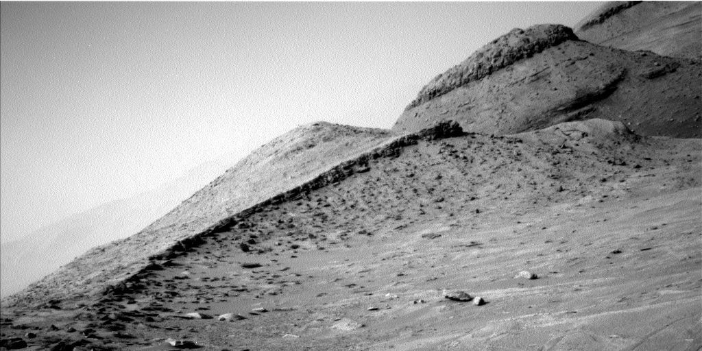 Nasa's Mars rover Curiosity acquired this image using its Left Navigation Camera on Sol 3687, at drive 0, site number 99