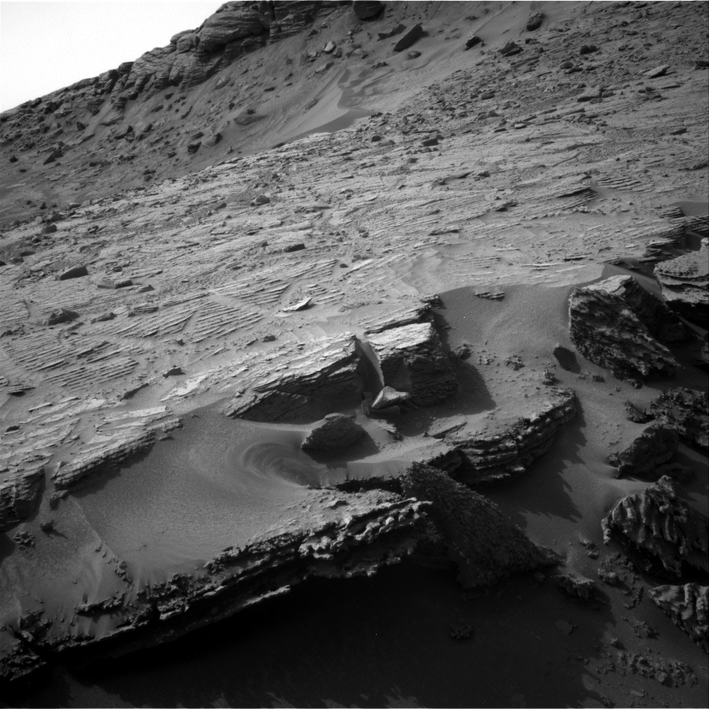 Nasa's Mars rover Curiosity acquired this image using its Right Navigation Camera on Sol 3687, at drive 0, site number 99