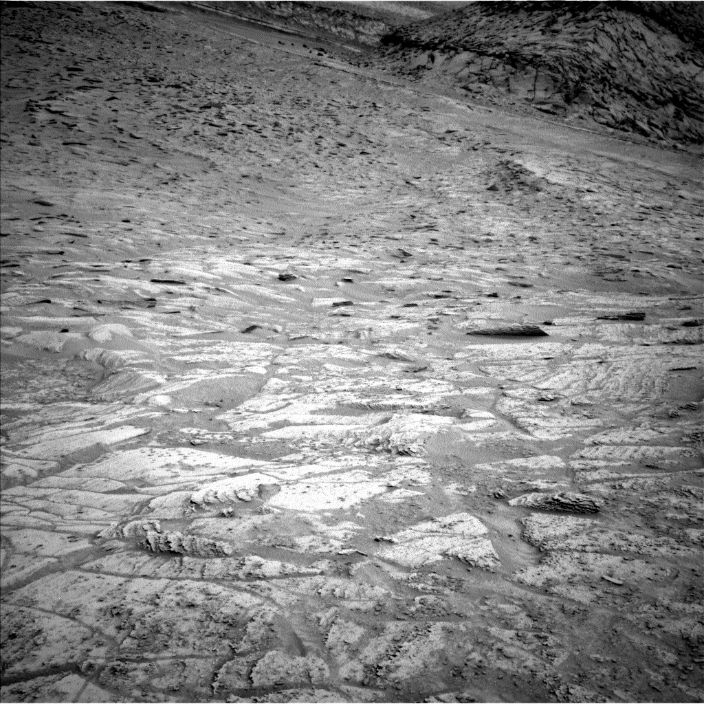 Nasa's Mars rover Curiosity acquired this image using its Left Navigation Camera on Sol 3703, at drive 740, site number 99