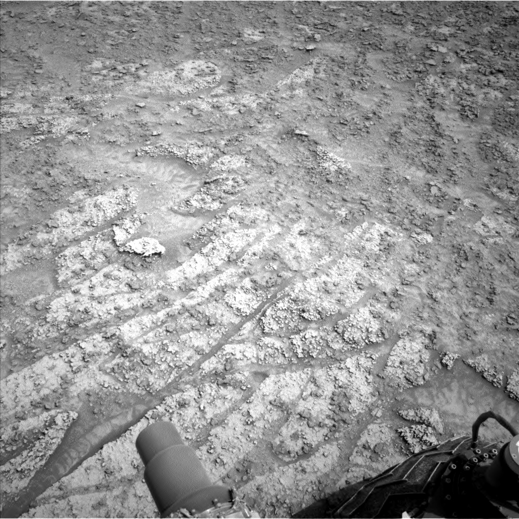 Nasa's Mars rover Curiosity acquired this image using its Left Navigation Camera on Sol 3703, at drive 740, site number 99