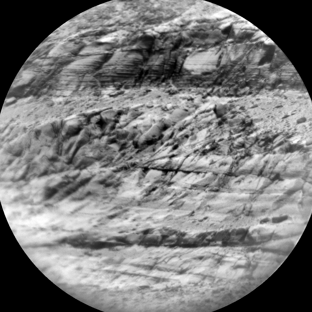 Nasa's Mars rover Curiosity acquired this image using its Chemistry & Camera (ChemCam) on Sol 3703, at drive 398, site number 99