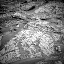Nasa's Mars rover Curiosity acquired this image using its Left Navigation Camera on Sol 3706, at drive 824, site number 99