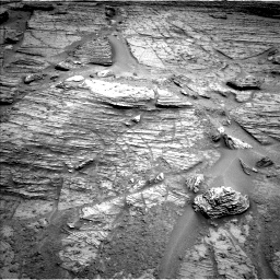 Nasa's Mars rover Curiosity acquired this image using its Left Navigation Camera on Sol 3706, at drive 866, site number 99