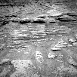 Nasa's Mars rover Curiosity acquired this image using its Left Navigation Camera on Sol 3706, at drive 944, site number 99