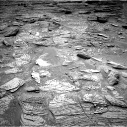 Nasa's Mars rover Curiosity acquired this image using its Left Navigation Camera on Sol 3706, at drive 1040, site number 99