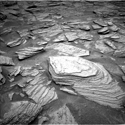 Nasa's Mars rover Curiosity acquired this image using its Left Navigation Camera on Sol 3706, at drive 1148, site number 99
