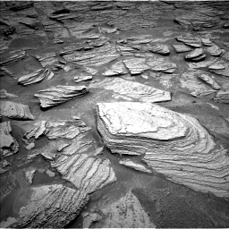 Nasa's Mars rover Curiosity acquired this image using its Left Navigation Camera on Sol 3706, at drive 1154, site number 99