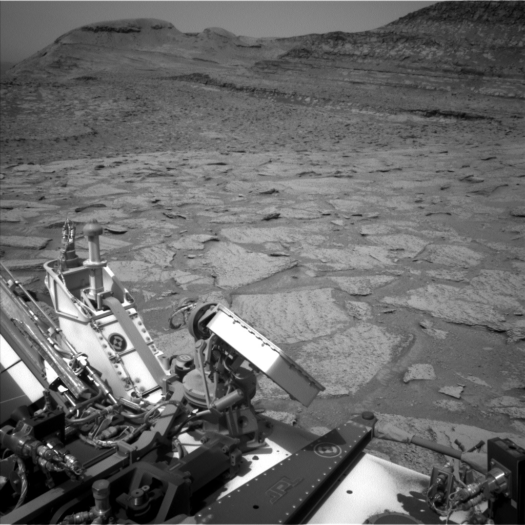 Nasa's Mars rover Curiosity acquired this image using its Left Navigation Camera on Sol 3706, at drive 1256, site number 99