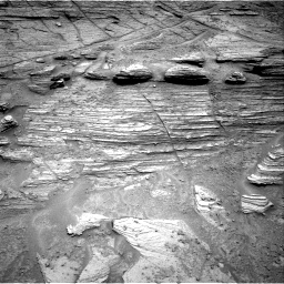 Nasa's Mars rover Curiosity acquired this image using its Right Navigation Camera on Sol 3706, at drive 950, site number 99