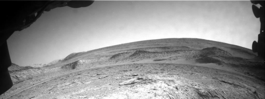Nasa's Mars rover Curiosity acquired this image using its Front Hazard Avoidance Camera (Front Hazcam) on Sol 3710, at drive 1450, site number 99