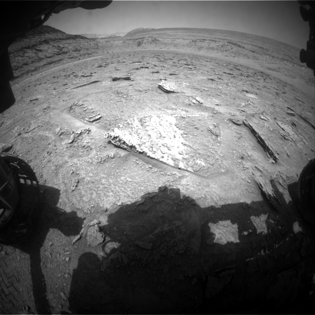 Nasa's Mars rover Curiosity acquired this image using its Front Hazard Avoidance Camera (Front Hazcam) on Sol 3714, at drive 1594, site number 99