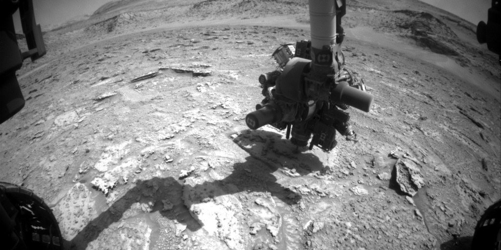 Nasa's Mars rover Curiosity acquired this image using its Front Hazard Avoidance Camera (Front Hazcam) on Sol 3718, at drive 1676, site number 99