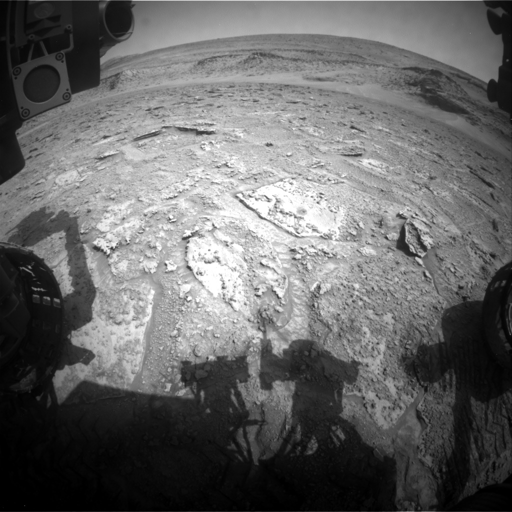 Nasa's Mars rover Curiosity acquired this image using its Front Hazard Avoidance Camera (Front Hazcam) on Sol 3718, at drive 1676, site number 99