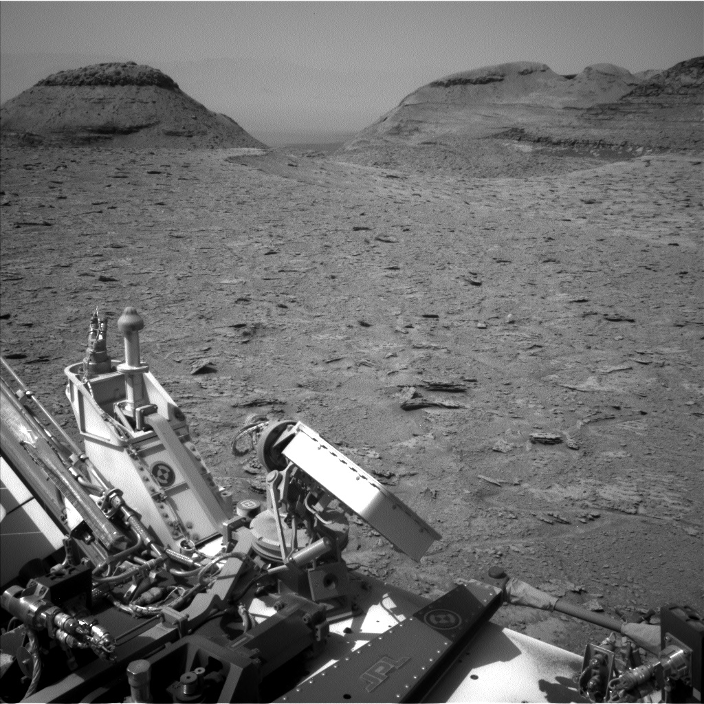 Nasa's Mars rover Curiosity acquired this image using its Left Navigation Camera on Sol 3721, at drive 1850, site number 99