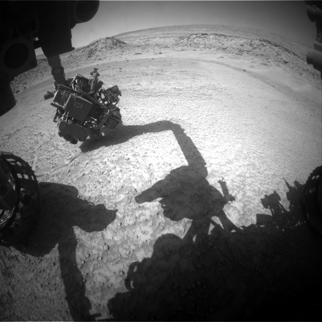 Nasa's Mars rover Curiosity acquired this image using its Front Hazard Avoidance Camera (Front Hazcam) on Sol 3730, at drive 2276, site number 99