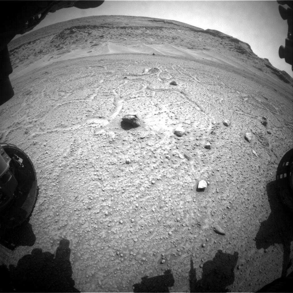 Nasa's Mars rover Curiosity acquired this image using its Front Hazard Avoidance Camera (Front Hazcam) on Sol 3730, at drive 2414, site number 99