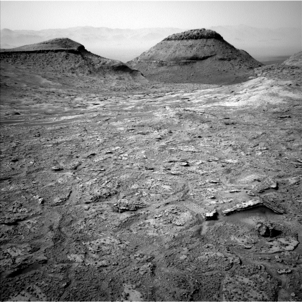 Nasa's Mars rover Curiosity acquired this image using its Left Navigation Camera on Sol 3733, at drive 0, site number 100
