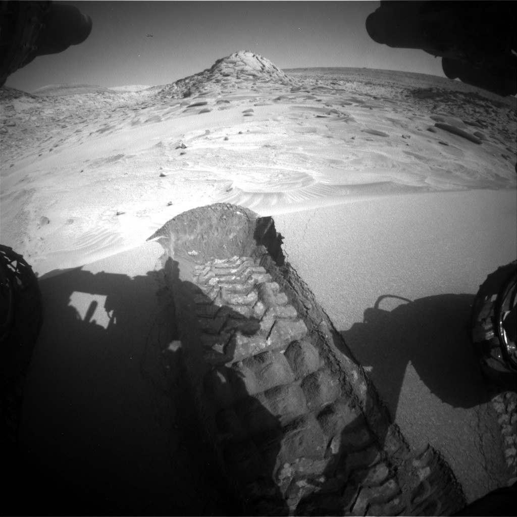 Nasa's Mars rover Curiosity acquired this image using its Front Hazard Avoidance Camera (Front Hazcam) on Sol 3748, at drive 922, site number 100