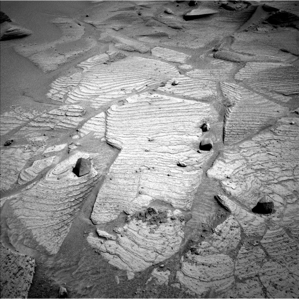 Nasa's Mars rover Curiosity acquired this image using its Left Navigation Camera on Sol 3749, at drive 1036, site number 100