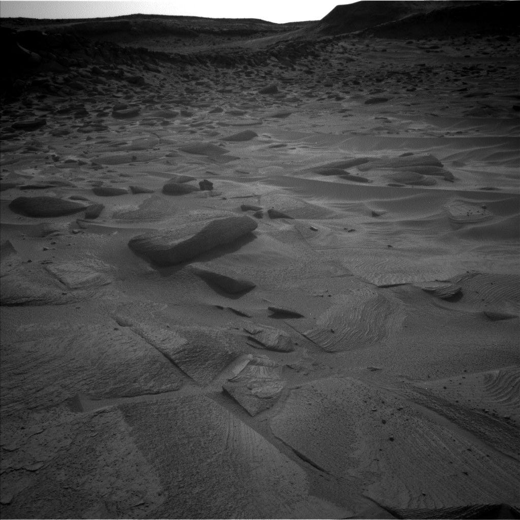 Nasa's Mars rover Curiosity acquired this image using its Left Navigation Camera on Sol 3771, at drive 1168, site number 100