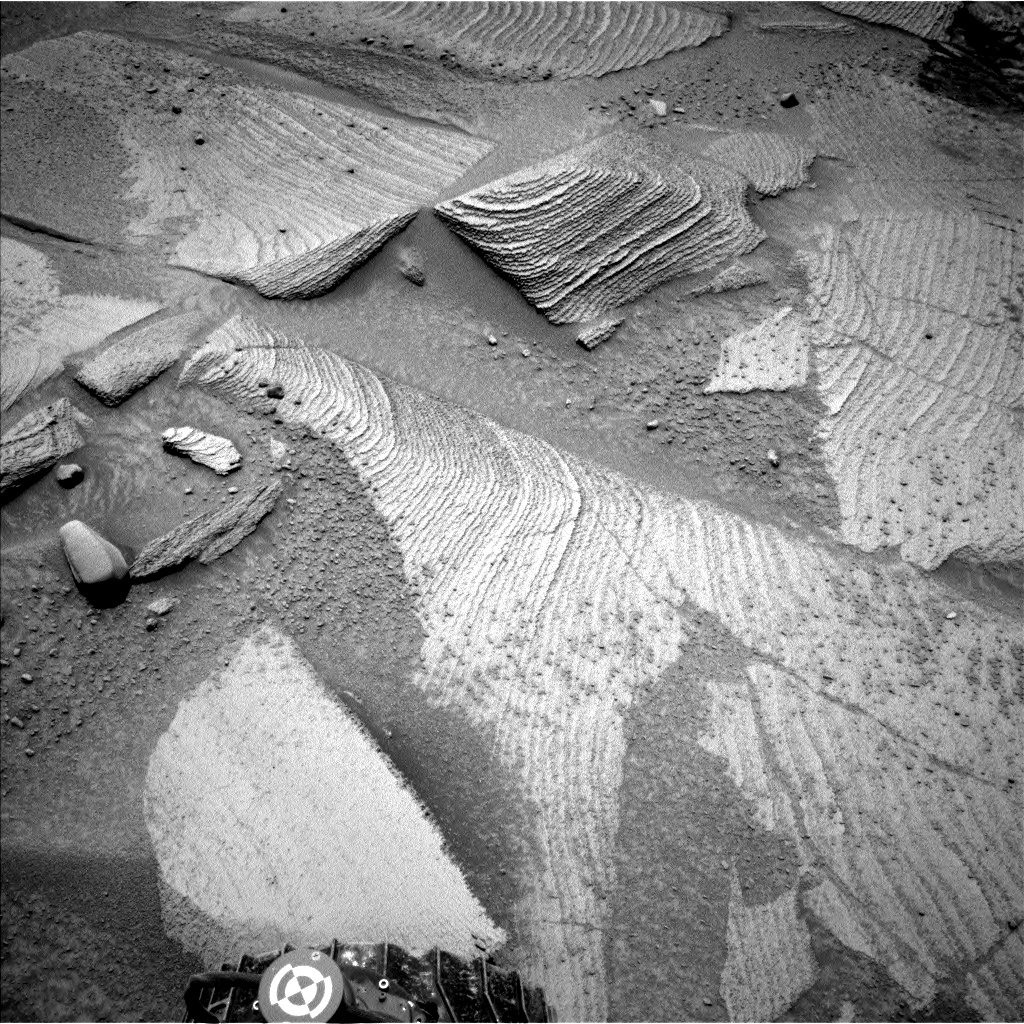 Nasa's Mars rover Curiosity acquired this image using its Left Navigation Camera on Sol 3772, at drive 1168, site number 100