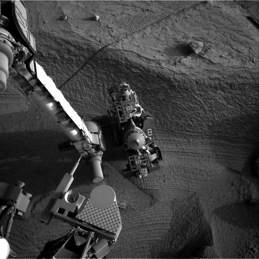 Nasa's Mars rover Curiosity acquired this image using its Right Navigation Camera on Sol 3773, at drive 1168, site number 100