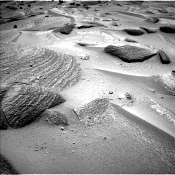 Nasa's Mars rover Curiosity acquired this image using its Left Navigation Camera on Sol 3774, at drive 1282, site number 100