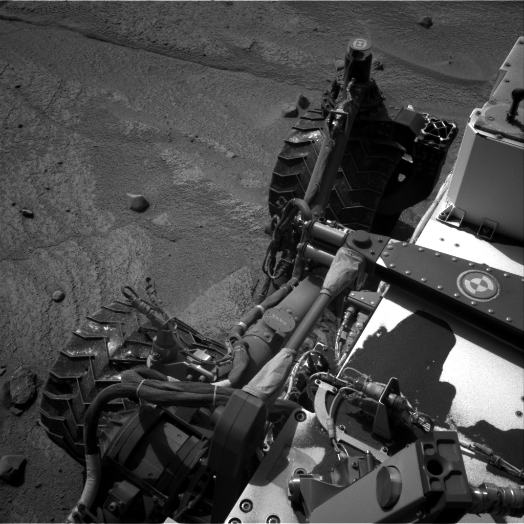 Nasa's Mars rover Curiosity acquired this image using its Right Navigation Camera on Sol 3774, at drive 1376, site number 100