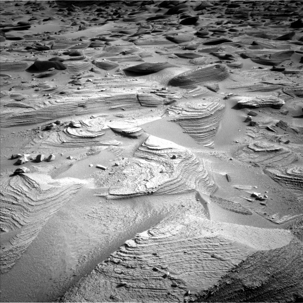 Nasa's Mars rover Curiosity acquired this image using its Left Navigation Camera on Sol 3776, at drive 1586, site number 100