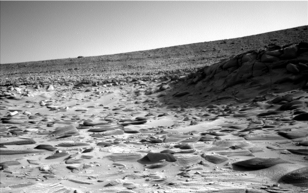 Nasa's Mars rover Curiosity acquired this image using its Left Navigation Camera on Sol 3776, at drive 1586, site number 100