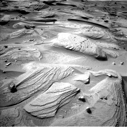 Nasa's Mars rover Curiosity acquired this image using its Left Navigation Camera on Sol 3778, at drive 1712, site number 100