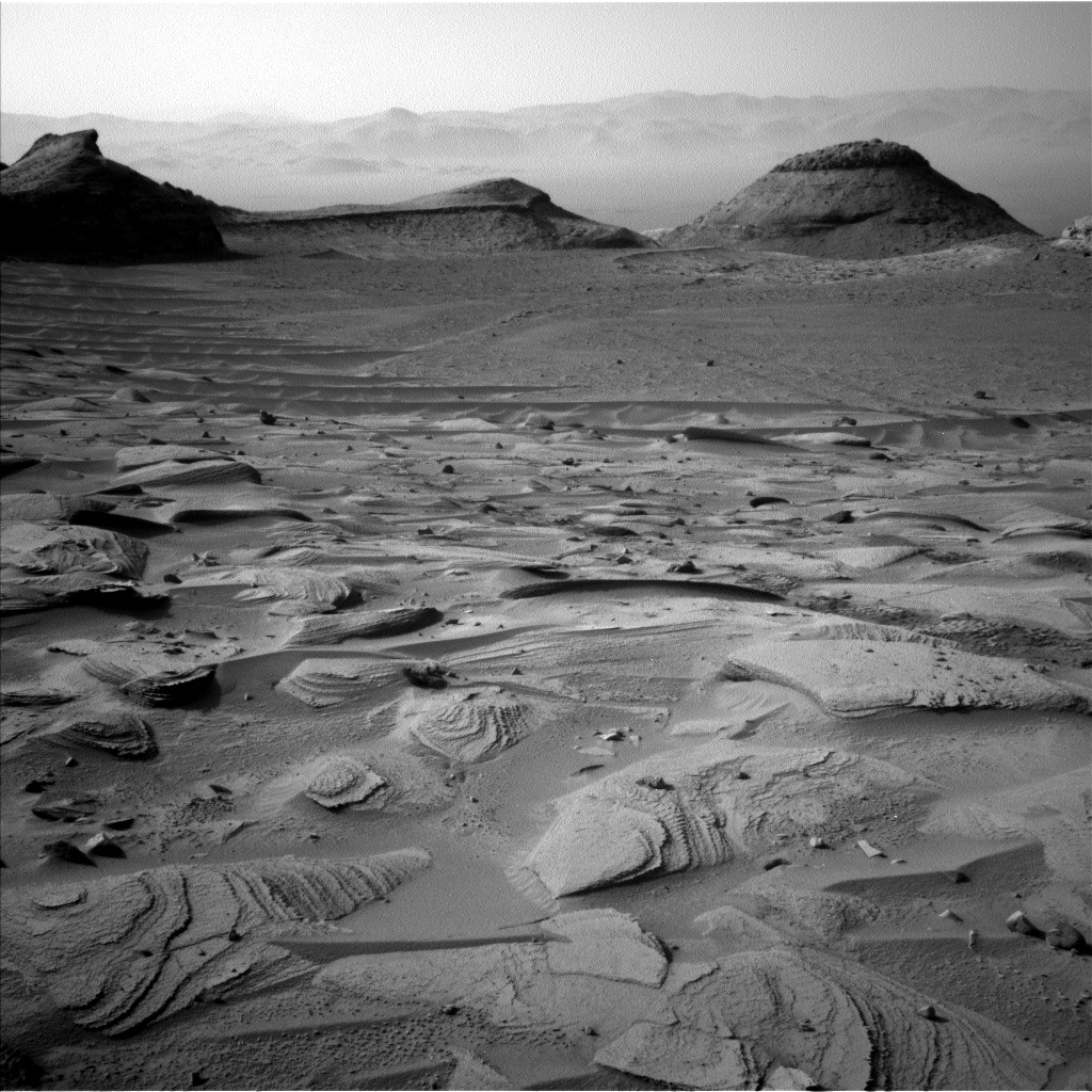 Nasa's Mars rover Curiosity acquired this image using its Left Navigation Camera on Sol 3778, at drive 1754, site number 100