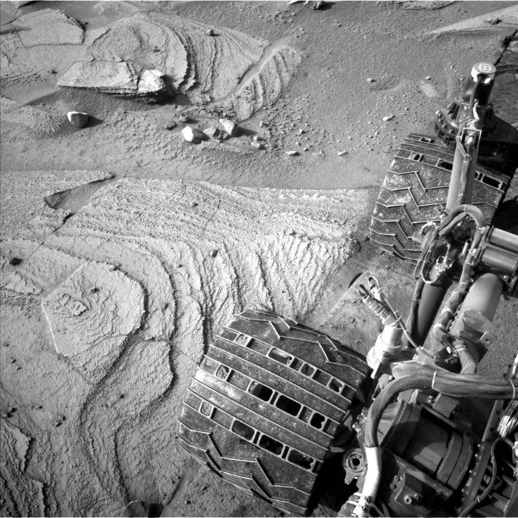 Nasa's Mars rover Curiosity acquired this image using its Left Navigation Camera on Sol 3778, at drive 1754, site number 100