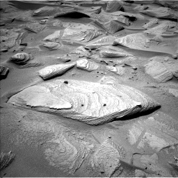 Nasa's Mars rover Curiosity acquired this image using its Left Navigation Camera on Sol 3781, at drive 1814, site number 100
