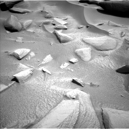 Nasa's Mars rover Curiosity acquired this image using its Left Navigation Camera on Sol 3796, at drive 2346, site number 100