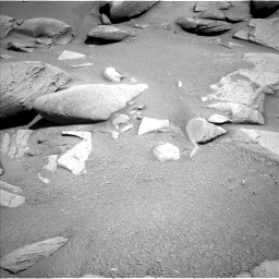 Nasa's Mars rover Curiosity acquired this image using its Left Navigation Camera on Sol 3799, at drive 2592, site number 100