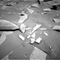 Nasa's Mars rover Curiosity acquired this image using its Left Navigation Camera on Sol 3801, at drive 2730, site number 100