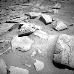 Nasa's Mars rover Curiosity acquired this image using its Left Navigation Camera on Sol 3801, at drive 2766, site number 100