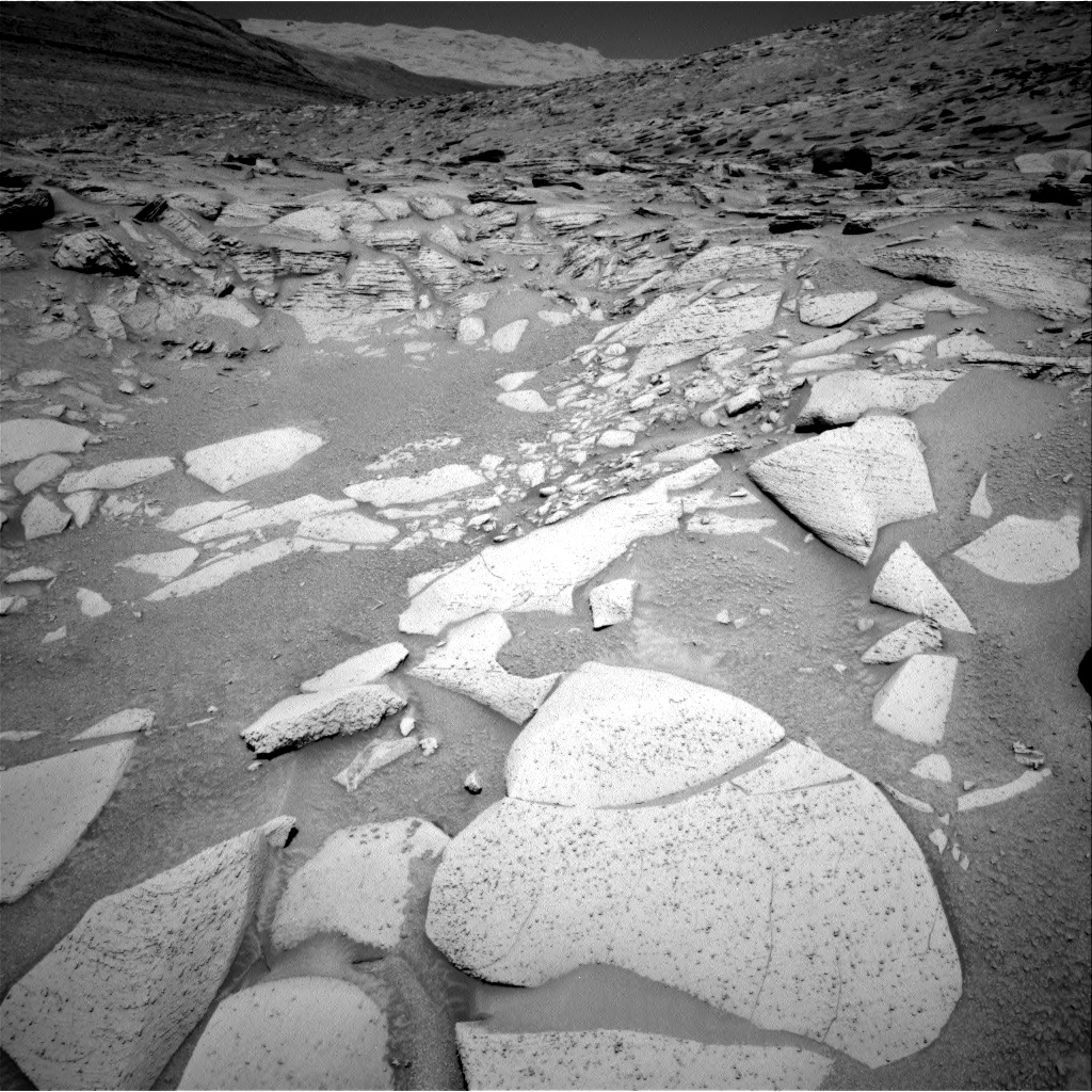 Nasa's Mars rover Curiosity acquired this image using its Right Navigation Camera on Sol 3801, at drive 2742, site number 100