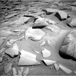 Nasa's Mars rover Curiosity acquired this image using its Left Navigation Camera on Sol 3803, at drive 24, site number 101
