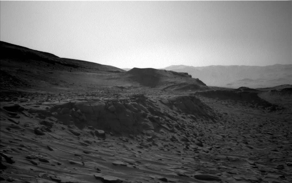 Nasa's Mars rover Curiosity acquired this image using its Left Navigation Camera on Sol 3803, at drive 66, site number 101