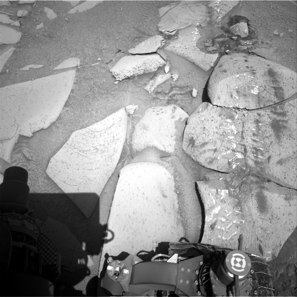 Nasa's Mars rover Curiosity acquired this image using its Right Navigation Camera on Sol 3803, at drive 66, site number 101