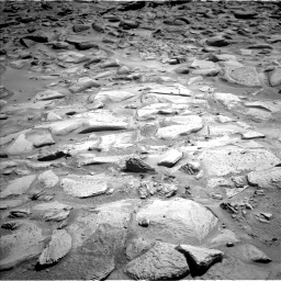 Nasa's Mars rover Curiosity acquired this image using its Left Navigation Camera on Sol 3808, at drive 216, site number 101